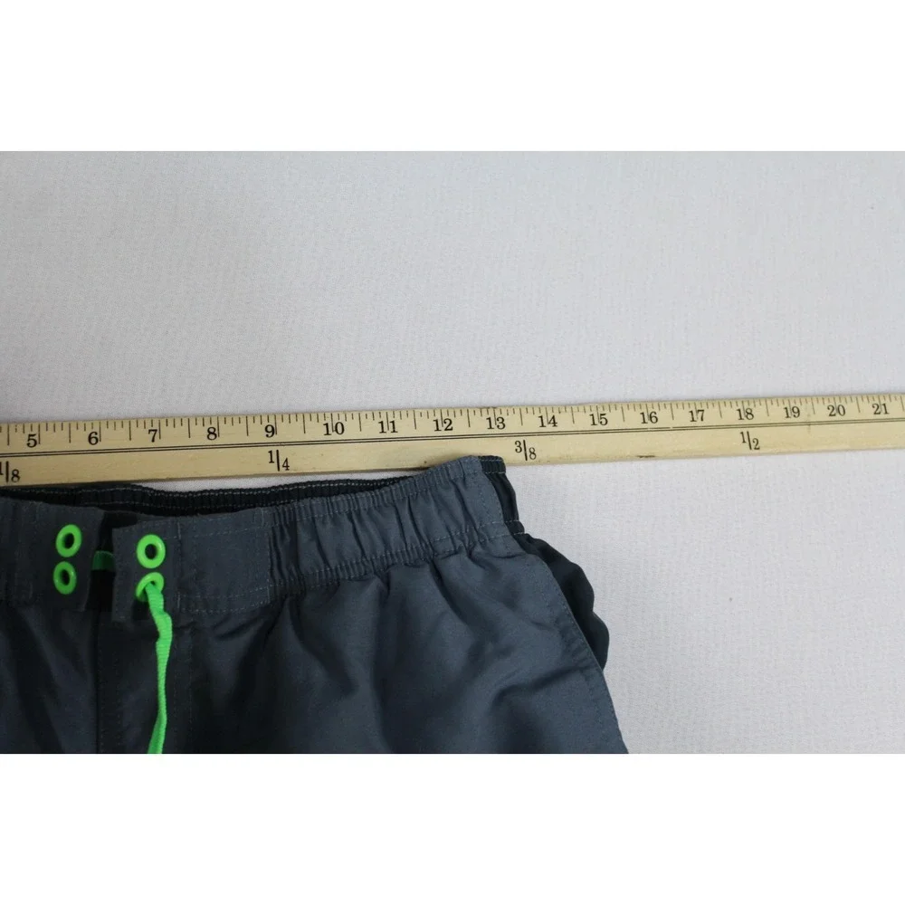 Nike Men Gray Board Shorts Trunks Casual Summer Beach Size Large